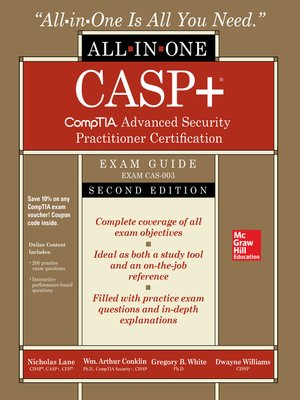 cover image of CASP+ CompTIA Advanced Security Practitioner Certification All-in-One Exam Guide (Exam CAS-003)